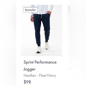 New with tags Rhoback men’s joggers size M